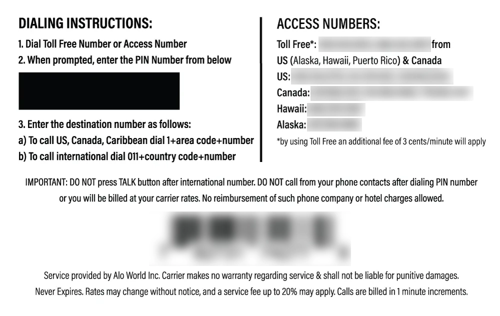 South Africa Calling Card for Domestic and International Calls